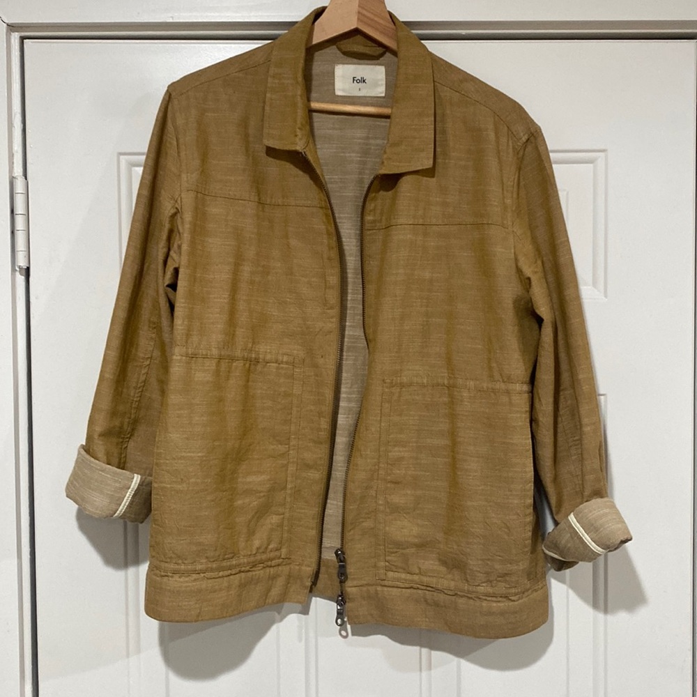Men’s Folk Fall Tan Jacket - excellent condition